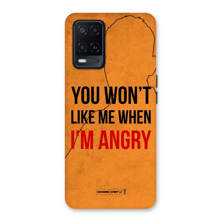 I m Angry Back Case for Oppo A54
