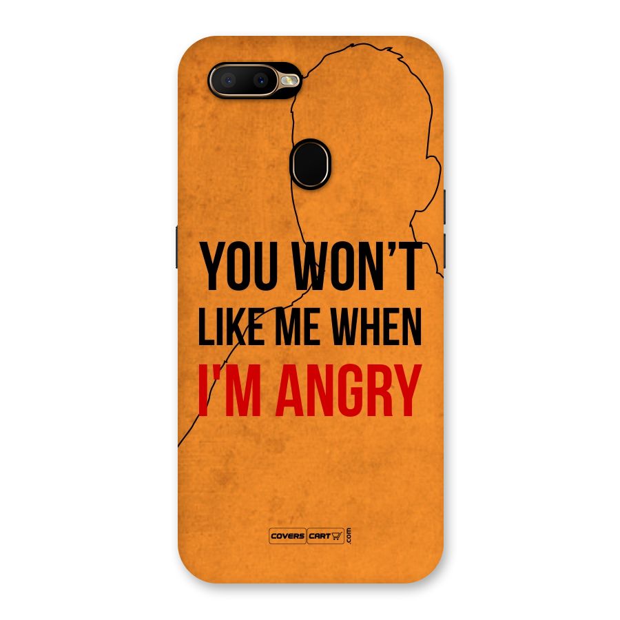 I m Angry Back Case for Oppo A5s
