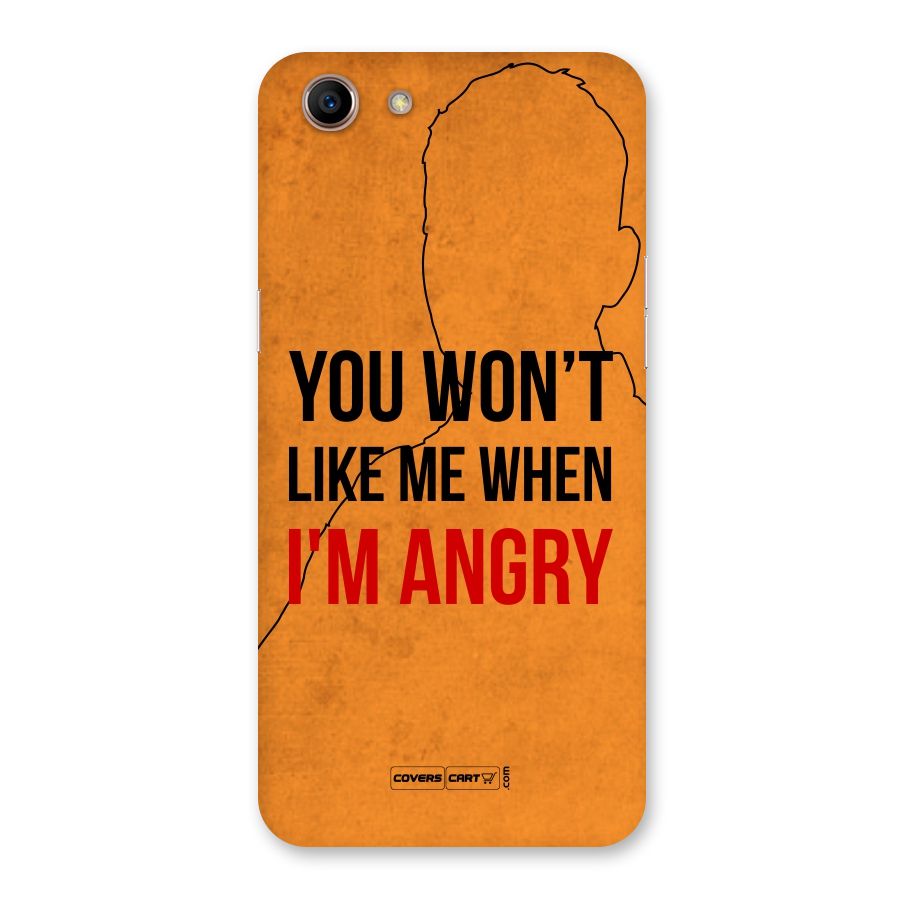 I m Angry Back Case for Oppo A83 (2018)