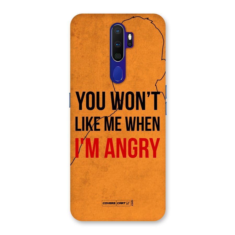 I m Angry Back Case for Oppo A9 (2020)