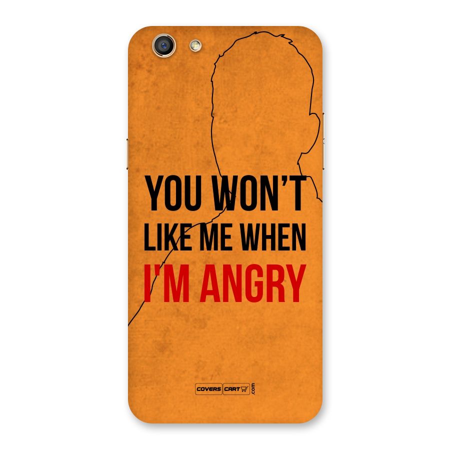I m Angry Back Case for Oppo F3