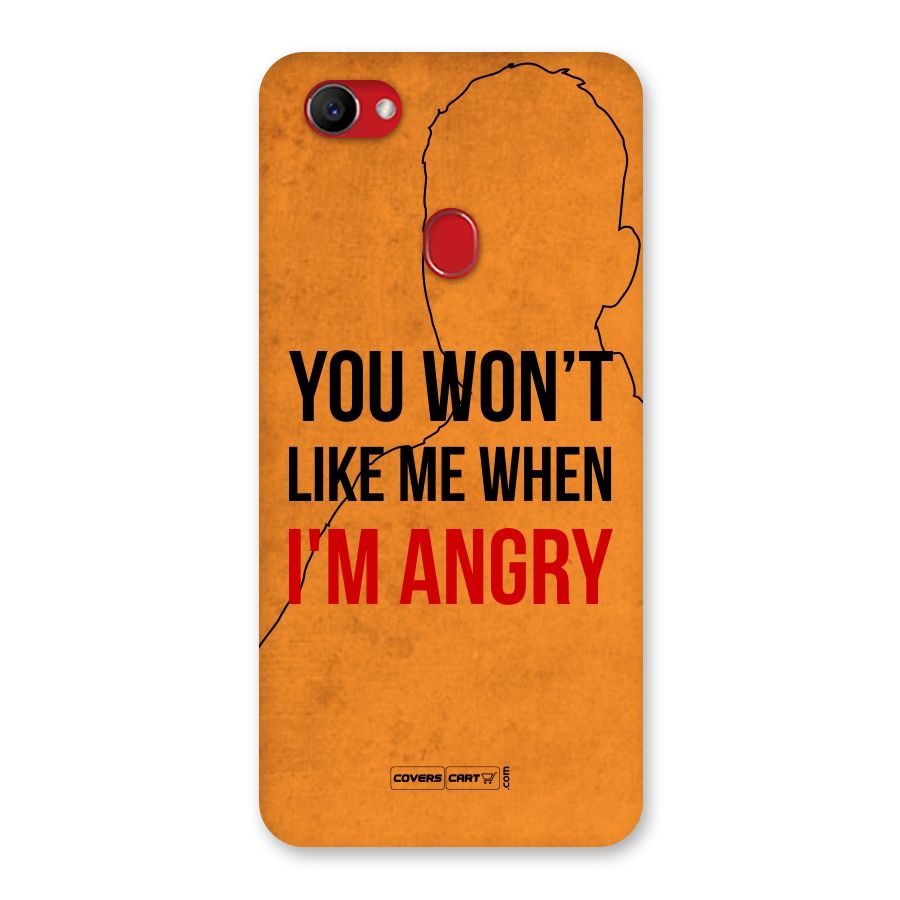I m Angry Back Case for Oppo F7