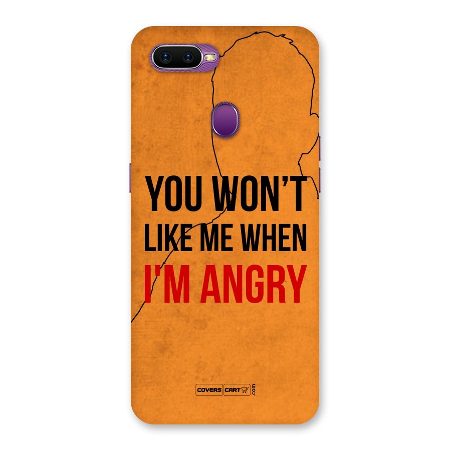 I m Angry Back Case for Oppo F9