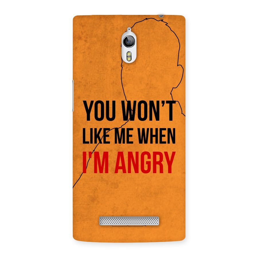 I m Angry Back Case for Oppo Find 7