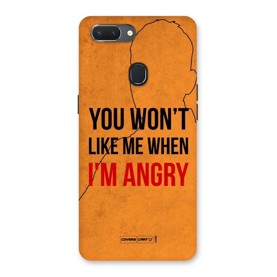 I m Angry Back Case for Oppo Realme 2