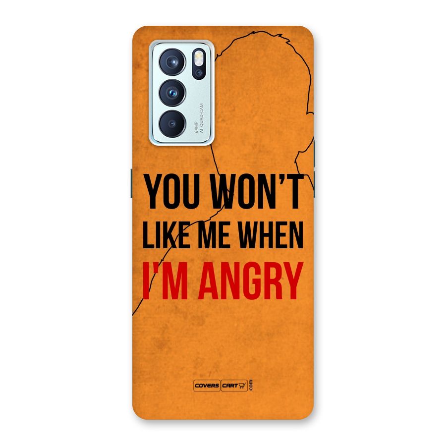 I m Angry Back Case for Oppo Reno6 Pro 5G