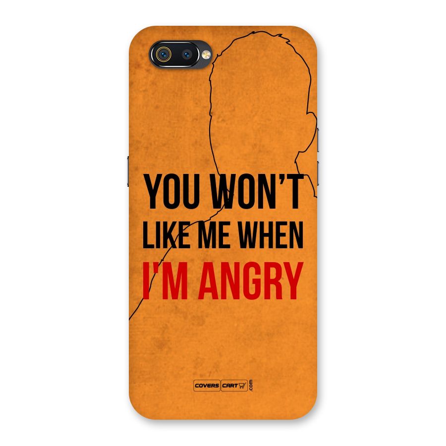 I m Angry Back Case for Realme C2