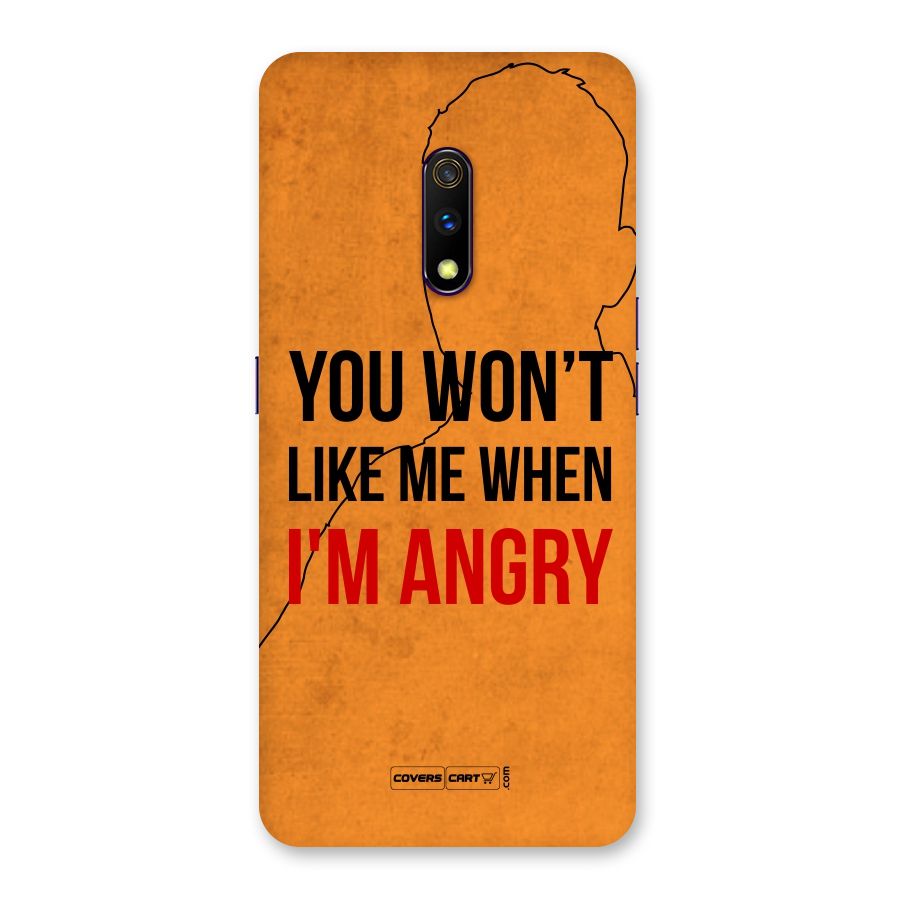 I m Angry Back Case for Realme X