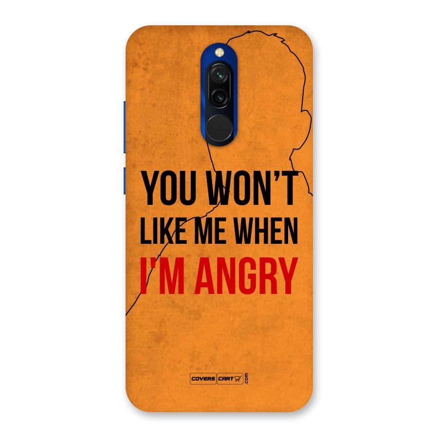 I m Angry Back Case for Redmi 8