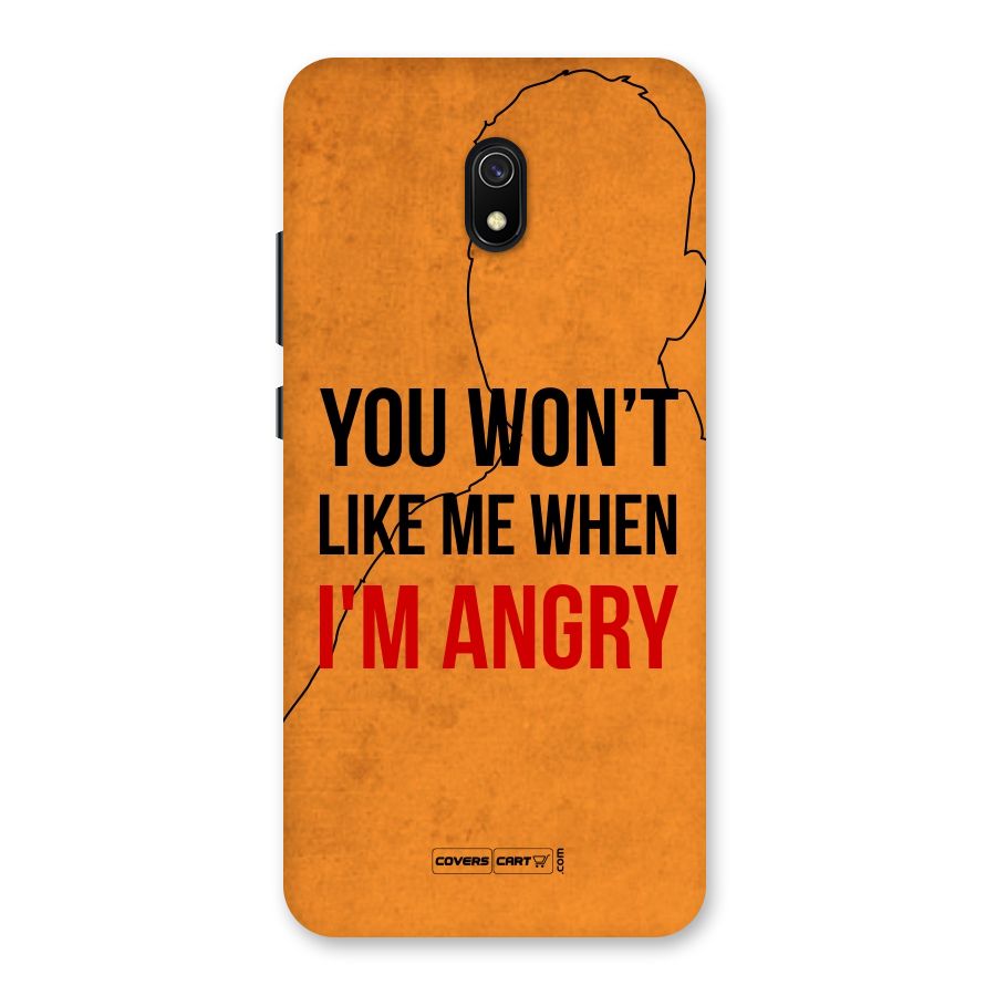 I m Angry Back Case for Redmi 8A