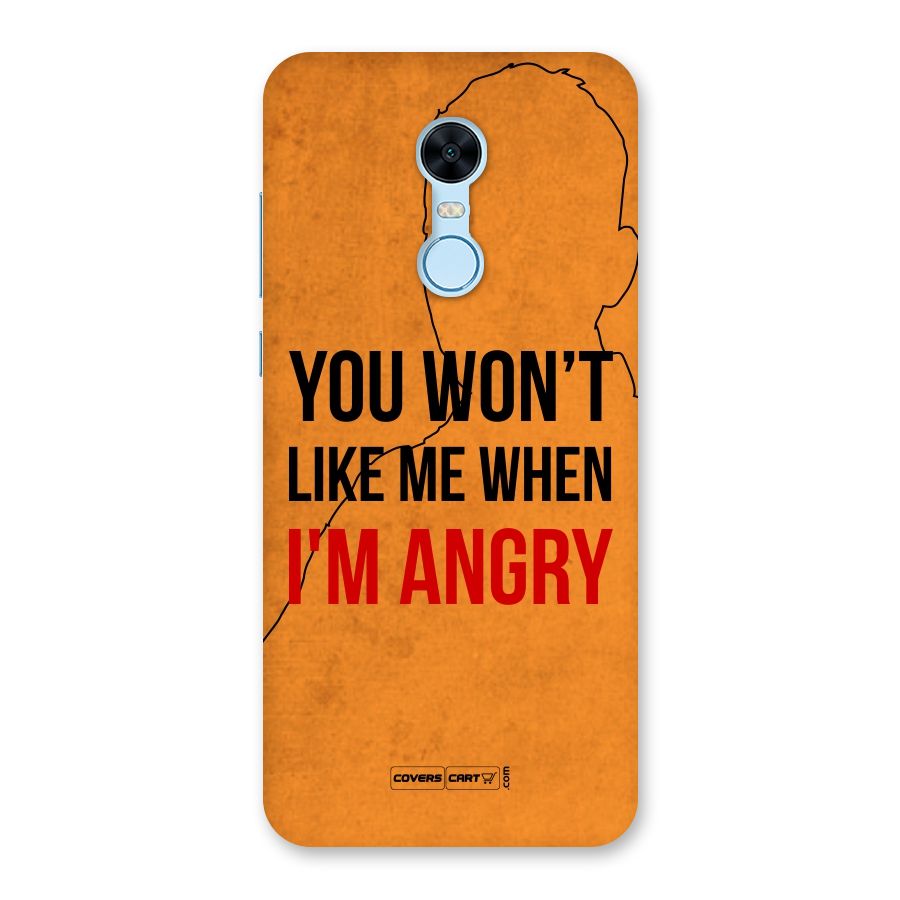I m Angry Back Case for Redmi Note 5