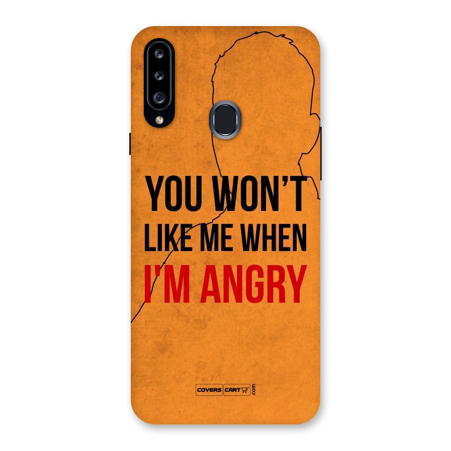 I m Angry Back Case for Samsung Galaxy A20s