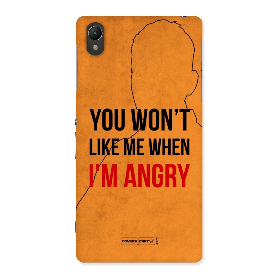 I m Angry Back Case for Sony Xperia Z2