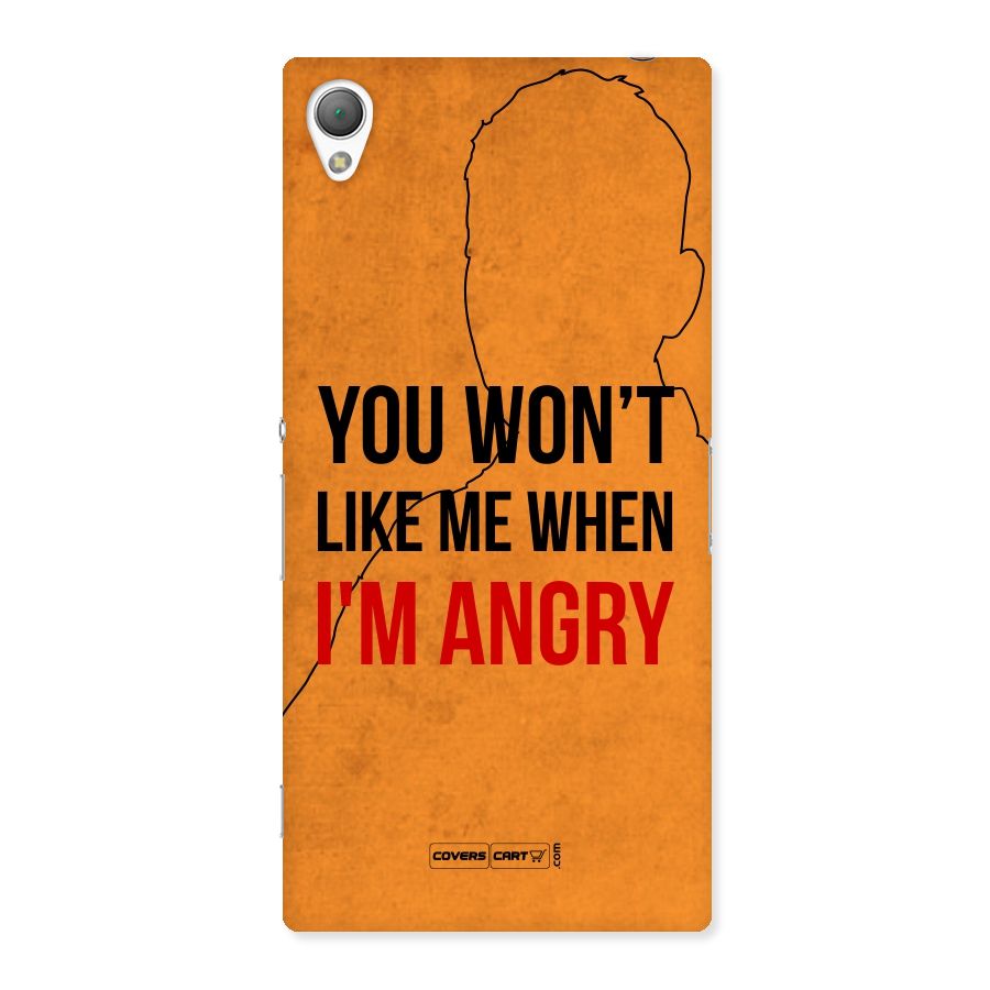 I m Angry Back Case for Sony Xperia Z3