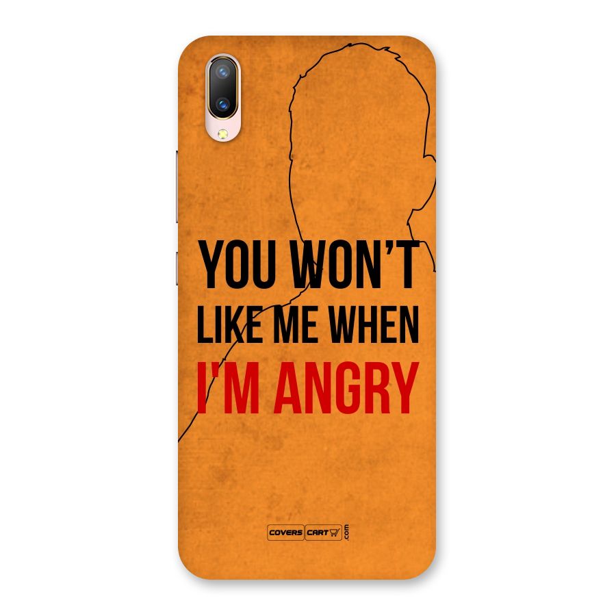 I m Angry Back Case for Vivo V11 Pro