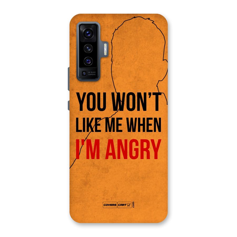 I m Angry Back Case for Vivo X50