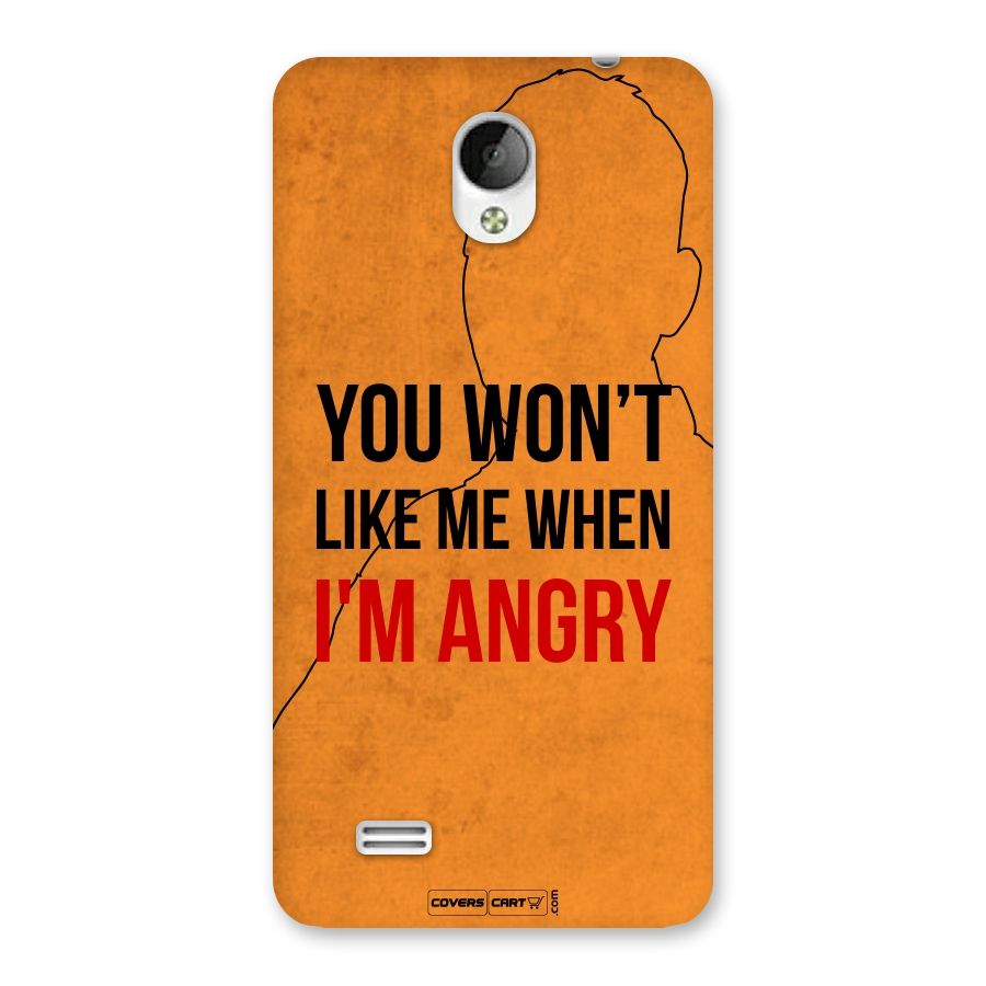 I m Angry Back Case for Vivo Y21