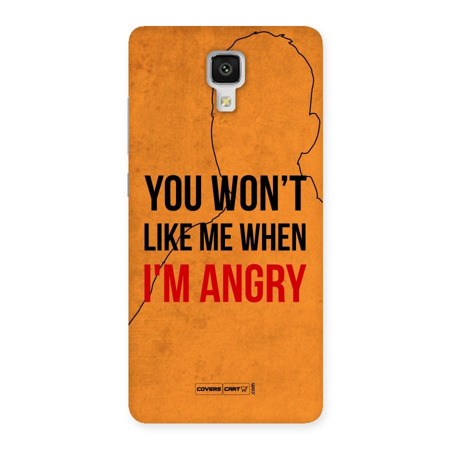 I m Angry Back Case for Xiaomi Mi 4