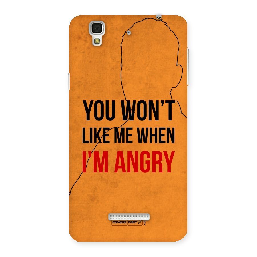 I m Angry Back Case for Yu Yureka