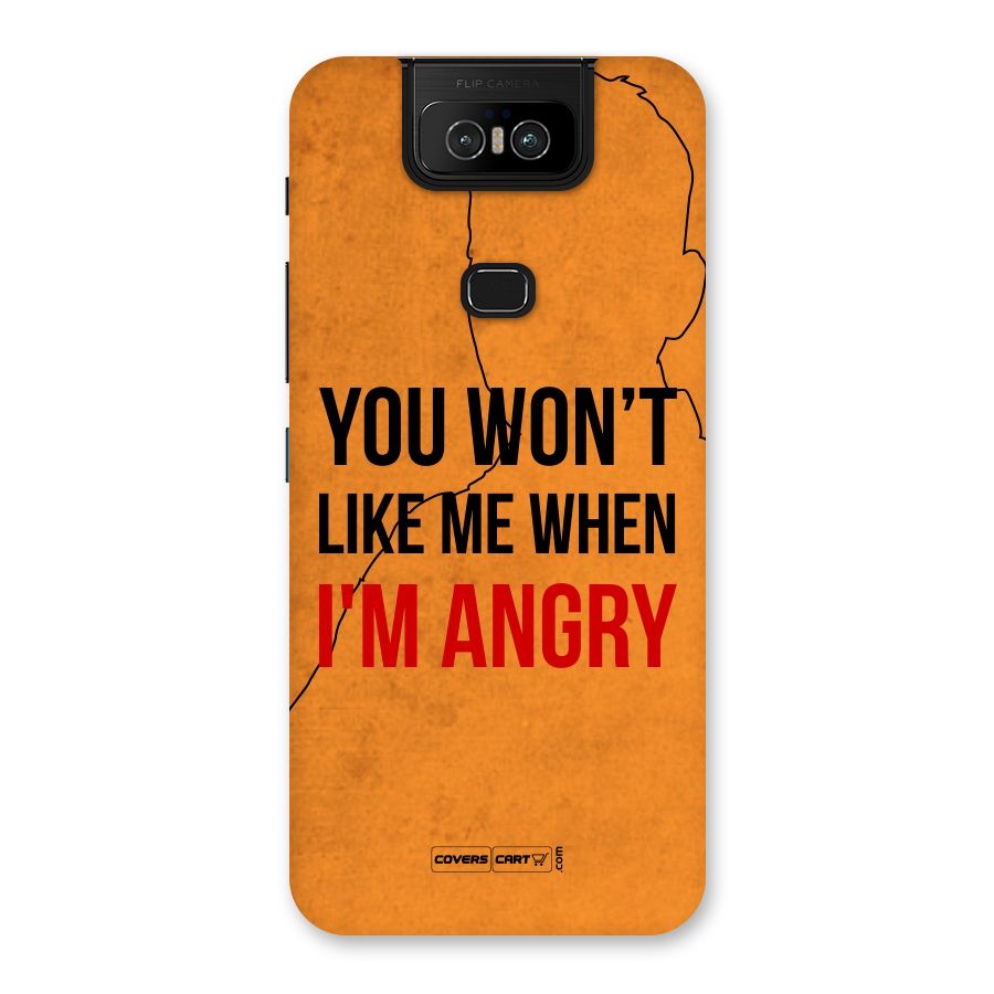I m Angry Back Case for Zenfone 6z