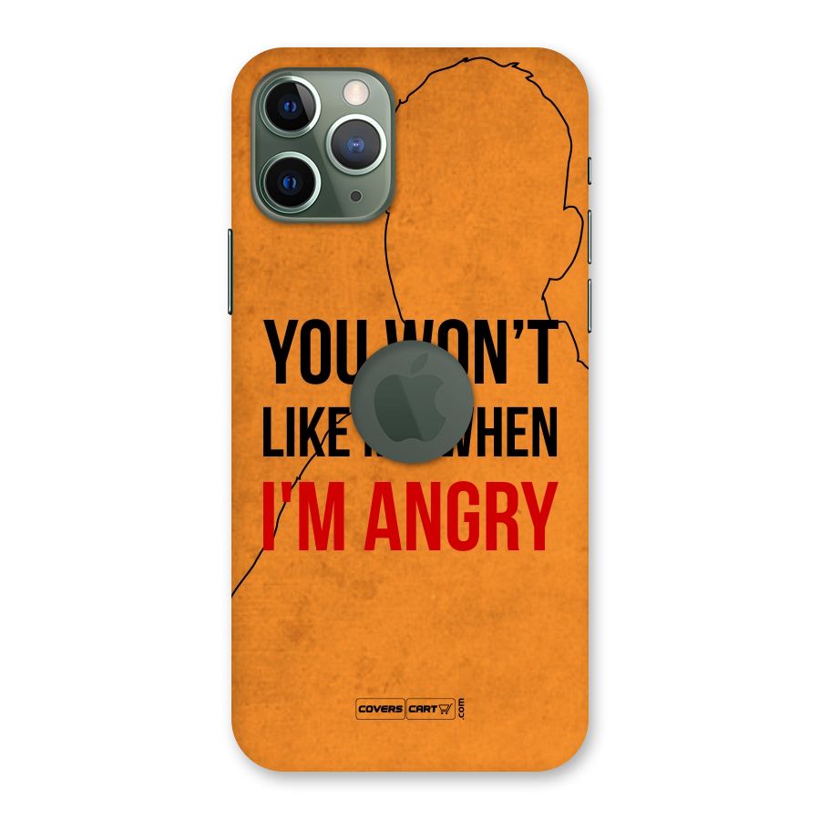 I m Angry Back Case for iPhone 11 Pro Logo  Cut