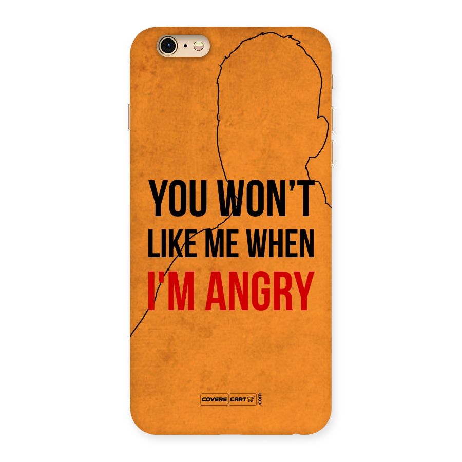 I m Angry Back Case for iPhone 6 Plus 6S Plus