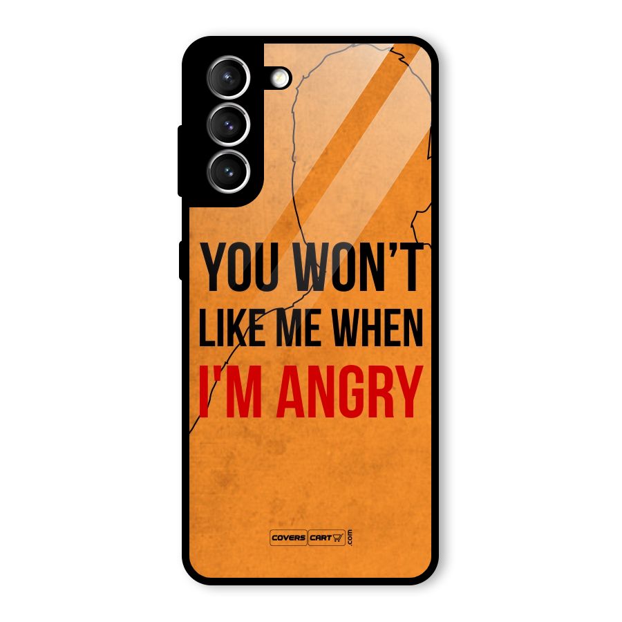 I m Angry Glass Back Case for Galaxy S21 5G