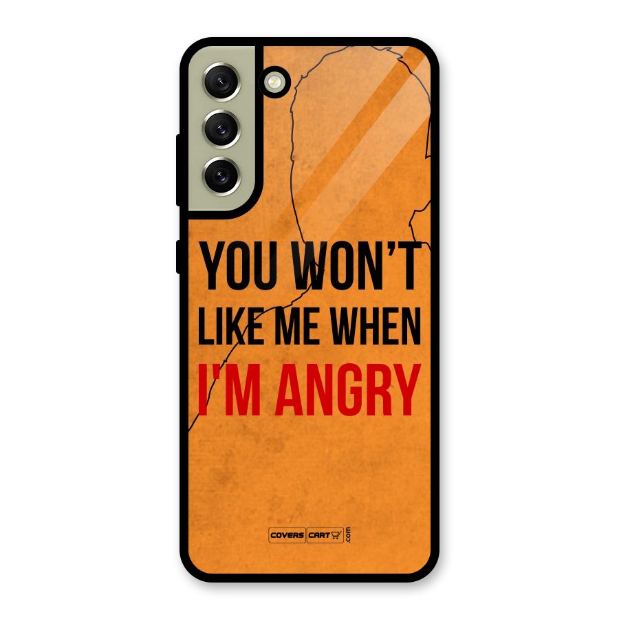 I m Angry Glass Back Case for Galaxy S21 FE 5G