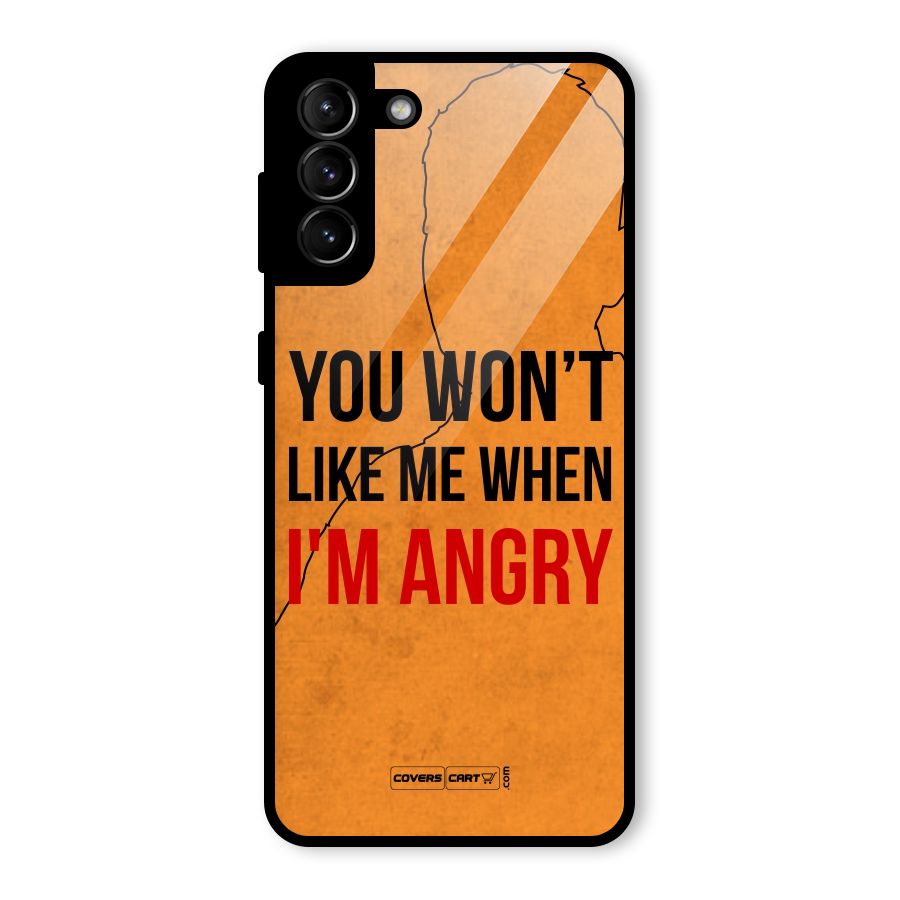 I m Angry Glass Back Case for Galaxy S21 Plus