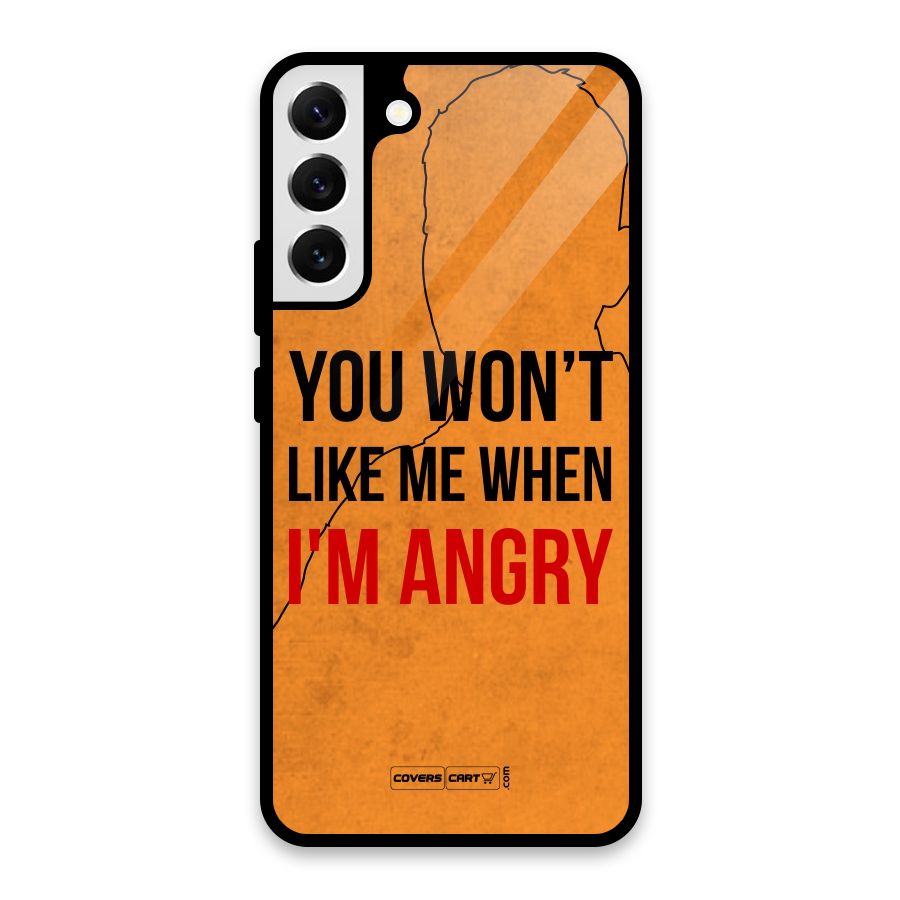 I m Angry Glass Back Case for Galaxy S22 Plus 5G