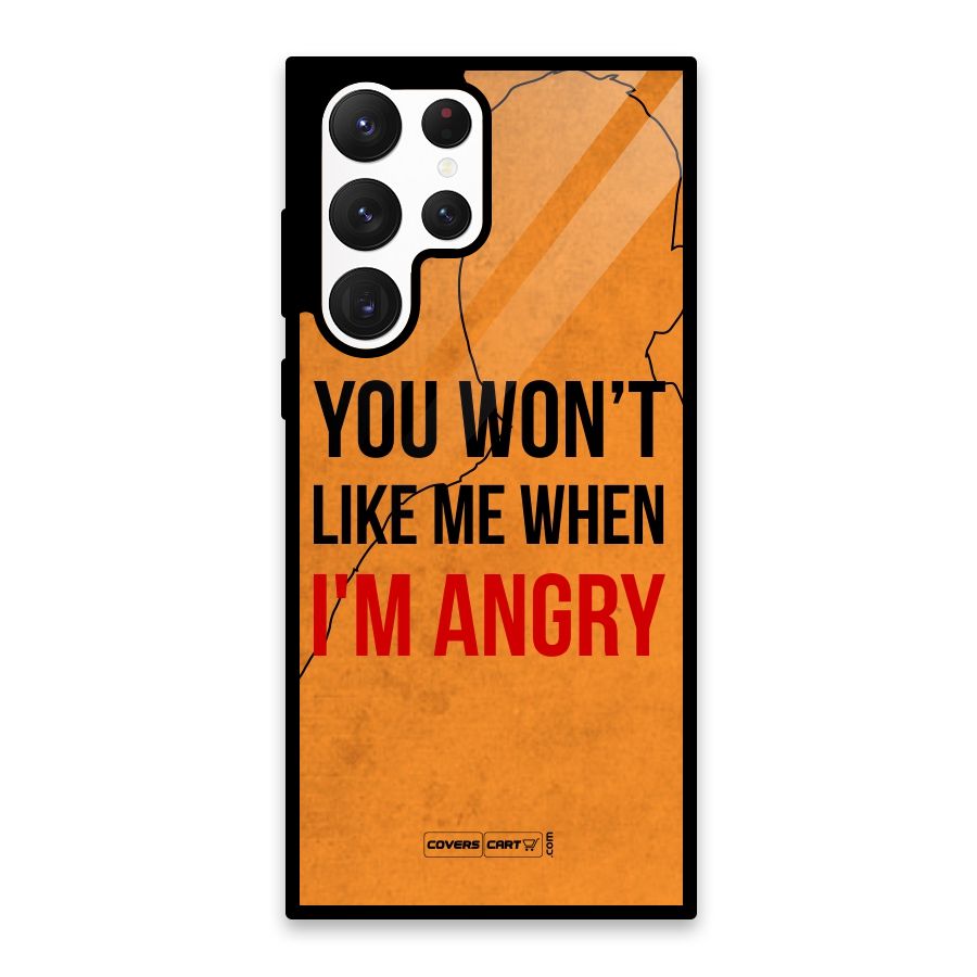 I m Angry Glass Back Case for Galaxy S22 Ultra 5G