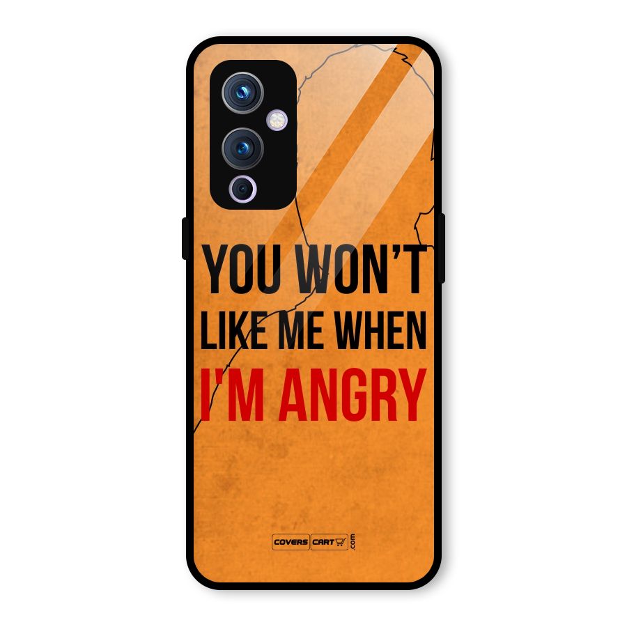 I m Angry Glass Back Case for OnePlus 9