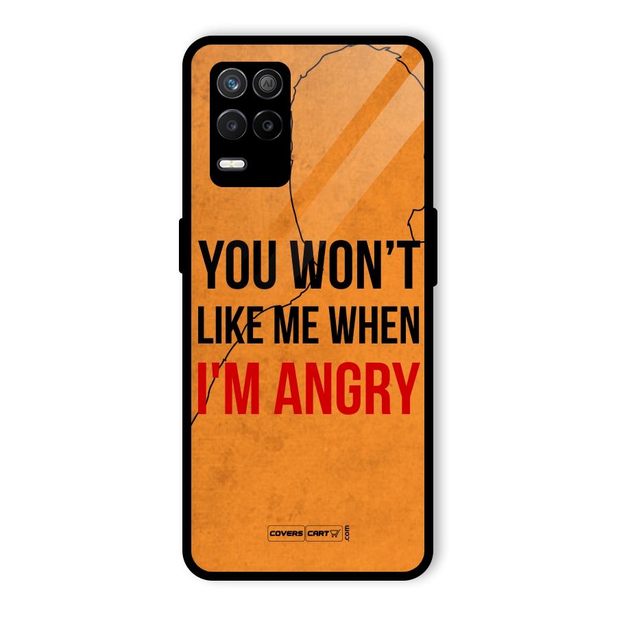 I m Angry Glass Back Case for Realme 8 5G