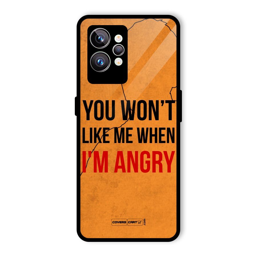 I m Angry Glass Back Case for Realme GT2 Pro