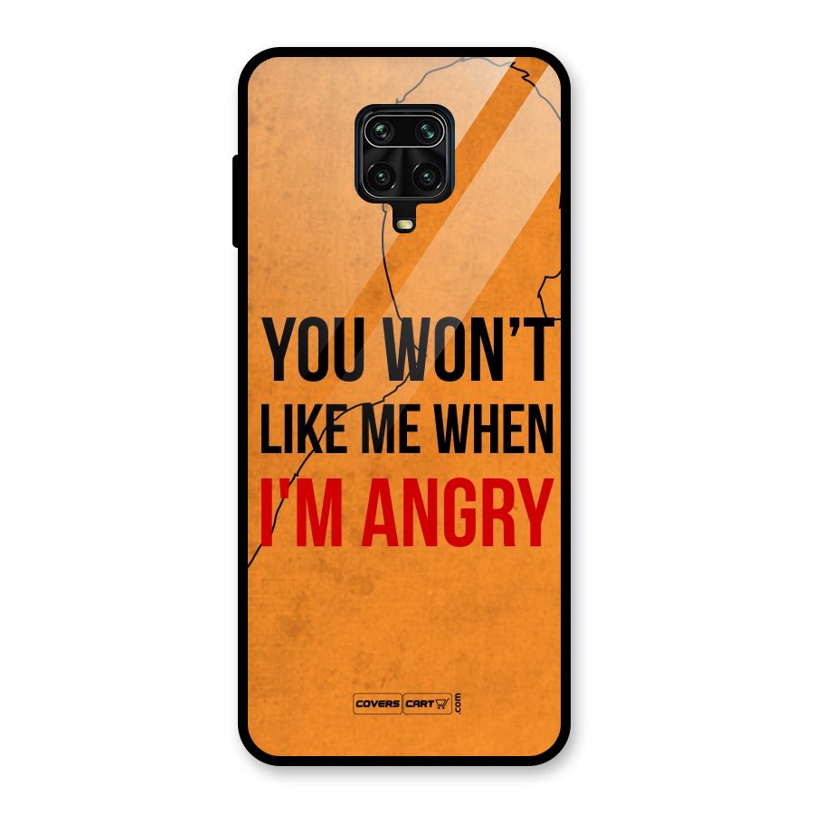 I m Angry Glass Back Case for Redmi Note 10 Lite