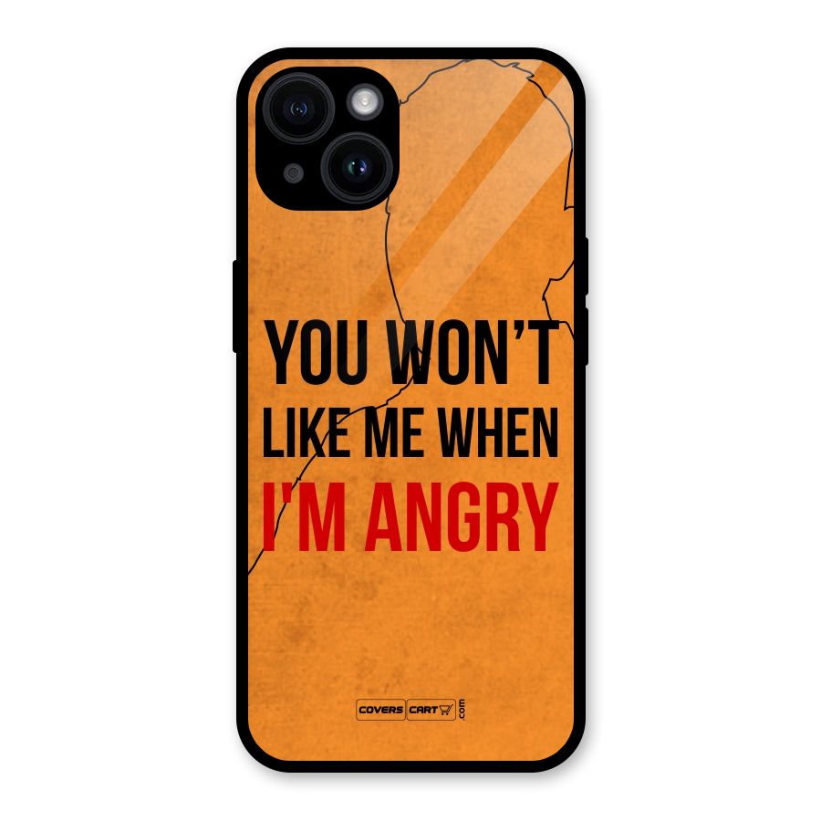 I m Angry Glass Back Case for iPhone 14