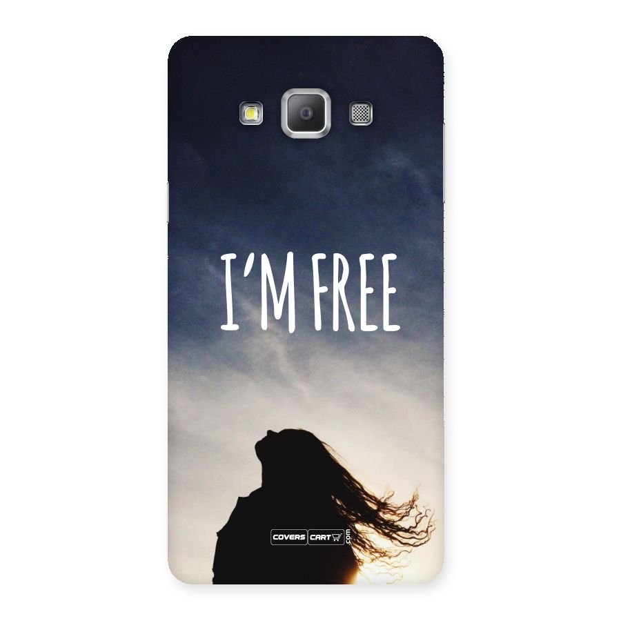 I m Free Back Case for Galaxy A7