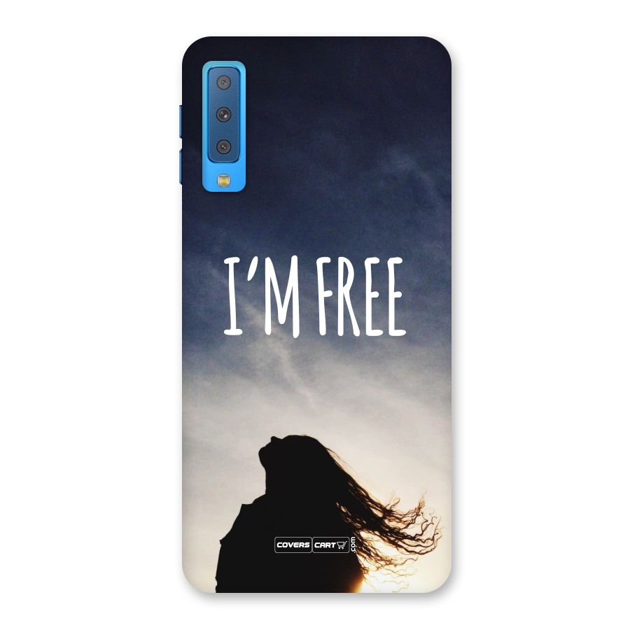 I m Free Back Case for Galaxy A7 (2018)
