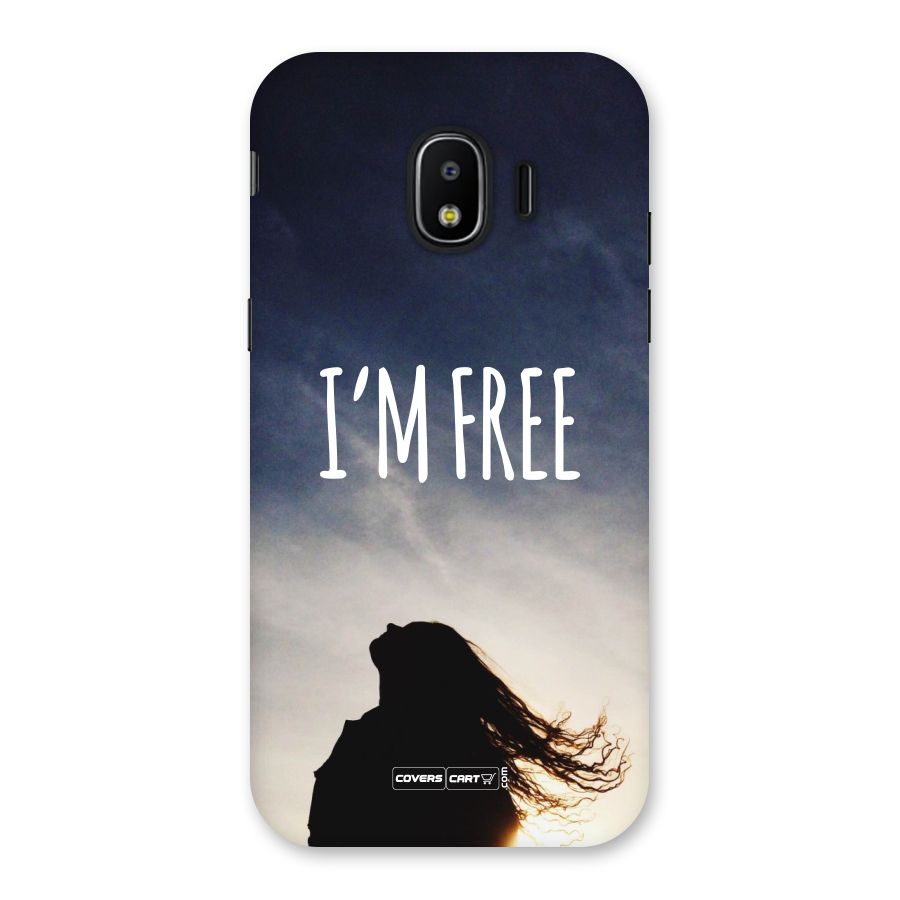 I m Free Back Case for Galaxy J2 Pro 2018