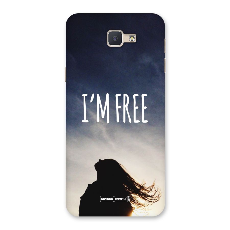 I m Free Back Case for Galaxy J5 Prime