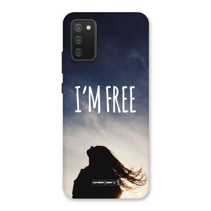 I m Free Back Case for Galaxy M02s
