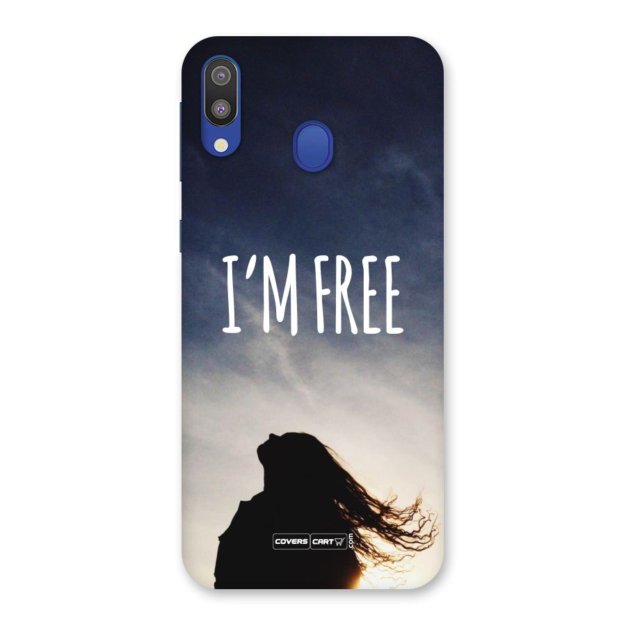 I m Free Back Case for Galaxy M20