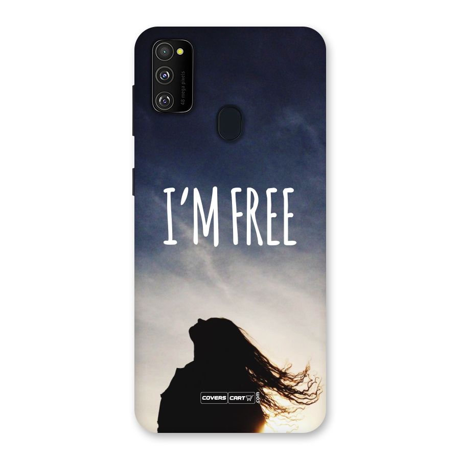 I m Free Back Case for Galaxy M30s