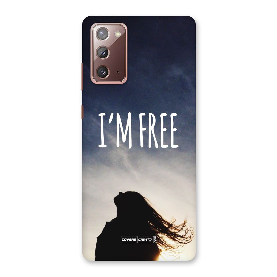 I m Free Back Case for Galaxy Note 20