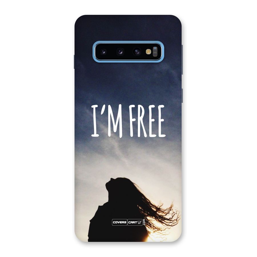 I m Free Back Case for Galaxy S10