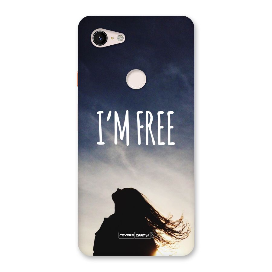 I m Free Back Case for Google Pixel 3 XL