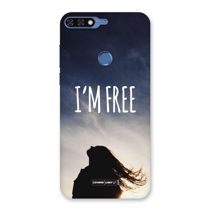I m Free Back Case for Honor 7C