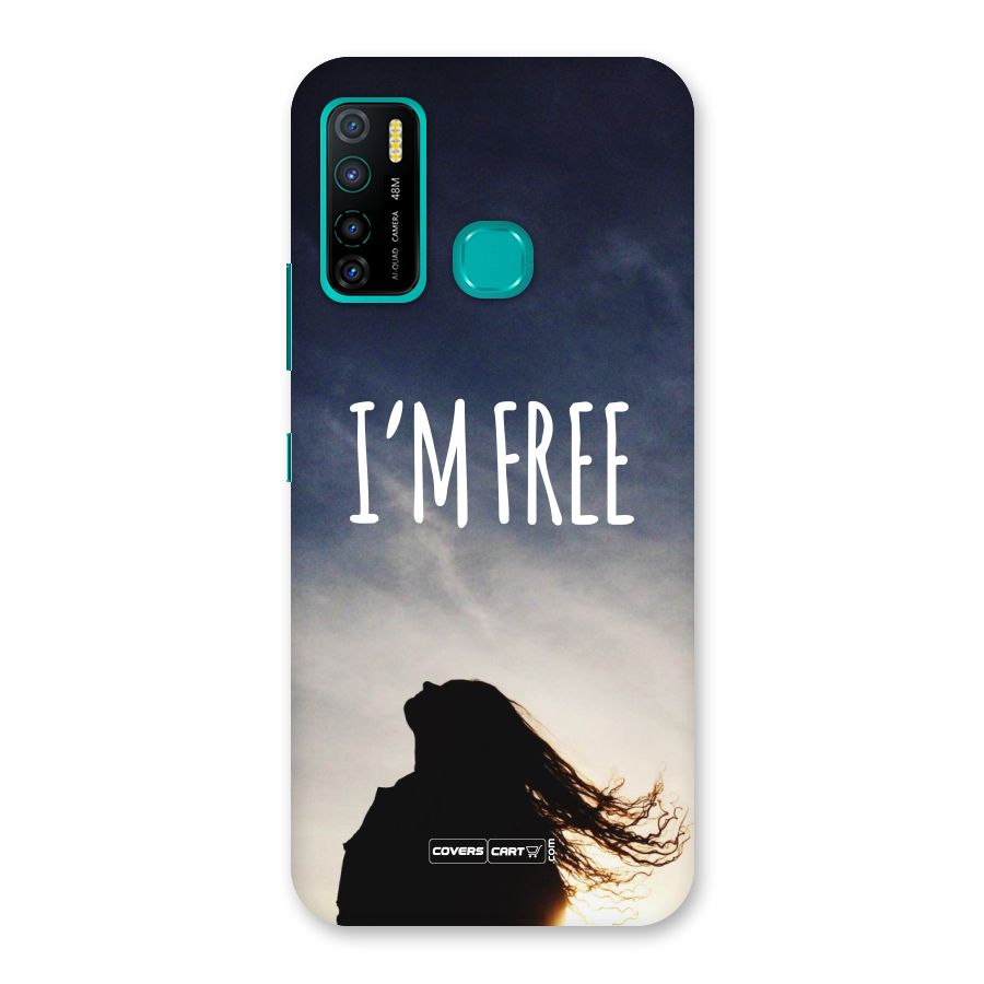 I m Free Back Case for Infinix Hot 9 Pro