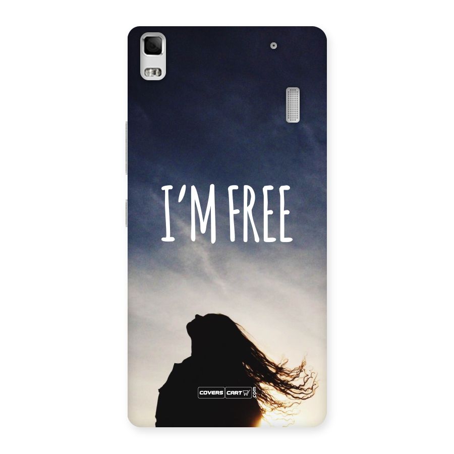 I m Free Back Case for Lenovo A7000