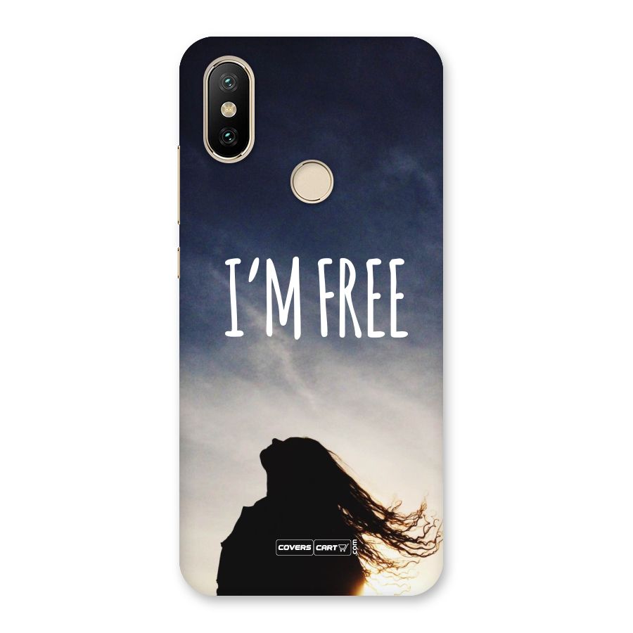 I m Free Back Case for Mi A2
